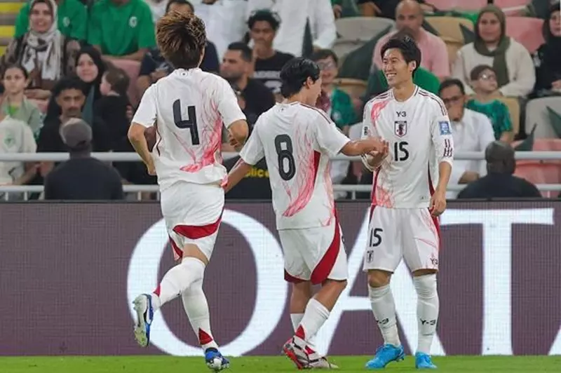 اليابان تهيمن على إندونيسيا بسداسية في تصفيات كأس العالم 2026 اليابان تهيمن على إندونيسيا بسداسية في تصفيات كأس العالم 2026